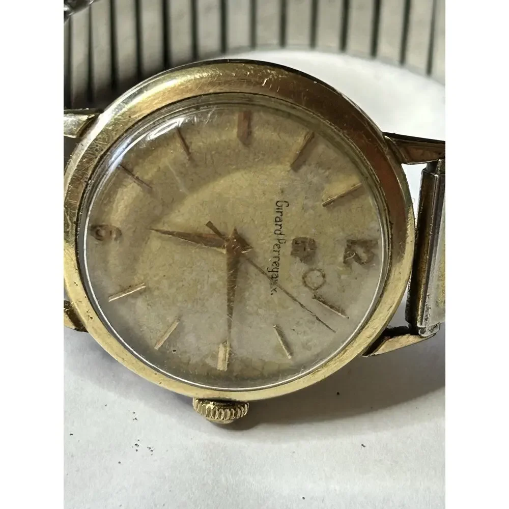 Girard-Perregaux Gyromatic Ref 8371615 - Rare Bausch & Co Retailer Dial - 1960s